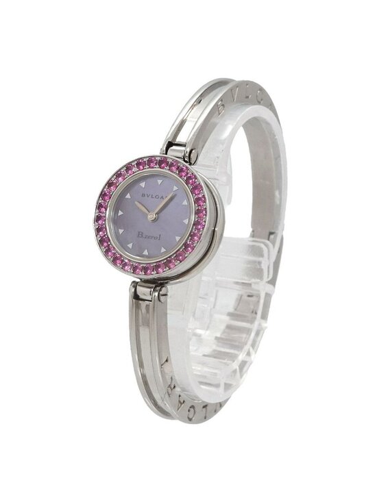 Bvlgari Bangle Watch Pink Garnet Bezel Quartz main image 7